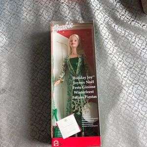 Vintage holiday joy Barbie